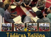 Momen Hangat, Polsek Pujud Polres Rohil Tadarus Al-Qur’an dengan Masyarakat