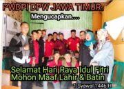 Persatuan Wartawan Duta Pena Indonesia DPW Jawa Timur Mengucapkan : Selamat Hari Raya Idul Fitri 1 Syawal 1446 H