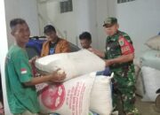Kodim 0609/Cimahi bersama Perum Bulog melakukan penyerapan gabah Petani.