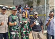 Koramil 0911 Cimahi Utara Monitoring Lokasi Pergerakan Tanah Di Kelurahan Cibabat