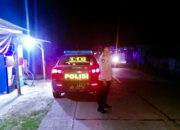 Jaga Kamtibmas, Personel Polsek Sidomulyo Laksanakan Patroli Rutin KRYD Malam Hari