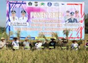 Dukung Ketahanan Pangan, Forkopimda Kabupaten Blitar Panen Raya Dan Sosialisasi Padi Sehat Organik