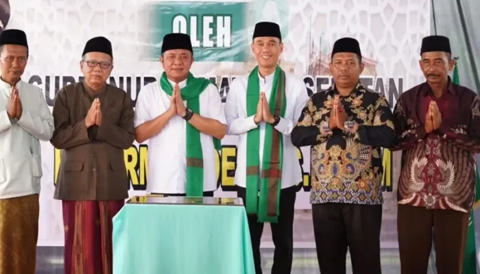 Gubernur Deru dan Bupati Muchendi Resmikan Masjid Swadaya Rp 4 Miliar di OKI