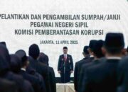 Lantik 214 CPNS menjadi PNS, KPK: Junjung Integritas, Profesionalisme, dan Dedikasi