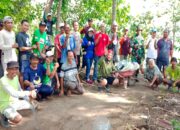 Bersatu Padu, Babinsa Kembangarum Dan Warga Gelar Aksi Bersih-Bersih Lingkungan