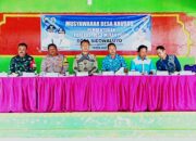 Bhabinkamtibmas Polsek Sidomulyo Hadiri Musdessus Pembentukan Koperasi Merah Putih di Desa Sidowaluyo