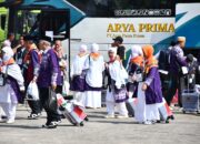 Kloter 12 Tiba di Asrama Haji Embarkasi Palembang, Besok Diterbangkan Menuju Jeddah