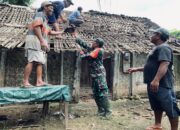 Gotong Royong Rehab Rumah Di Kaligambir, Babinsa Dan Warga Wujudkan Kepedulian Bersama
