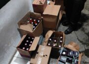 Polisi Gelar Operasi Penyakit Masyarakat, Ratusan Botol Miras Ilegal Diamankan