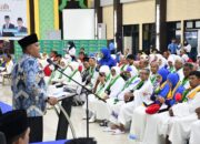 Dilepas Menuju Jeddah, Kloter 20 Embarkasi Palembang Diminta Saling Bantu dan Kompak