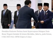 Presiden Prabowo Terima Surat Kepercayaan Delapan Duta Besar Negara Sahabat di Istana Merdeka