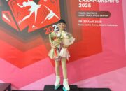 Atlet Muda Berbakat, Hurrem Sabet Juara 1 di Kejurnas Ice Skating 2025