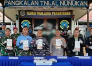 Lanal Nunukan Koarmada II Gagalkan Penyelundupan 11,5 Kg Sabu Asal Malaysia di Perairan Karang Unarang