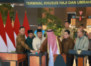 Menag Dampingi Presiden Prabowo Resmikan Terminal Khusus Haji dan Umrah di Bandara Soetta