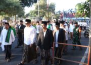 Forkopimda Kota Blitar Bersama Ulama Dan Masyarakat Sholat Idul Adha Di Masjid Agung Kota Blitar