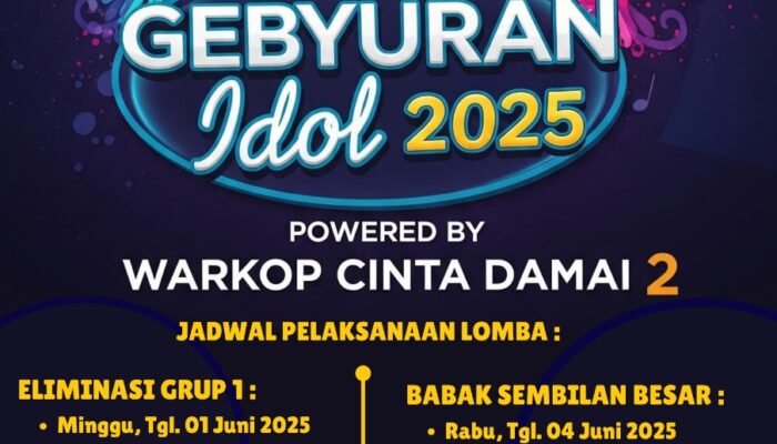 Lomba Nyanyi Gebyuran Idol Warkop Cinta Damai 2