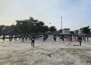 Upaya Menjaga Kebugaran Tubuh, Prajurit Dan ASN Kodim 0808/Blitar Laksanakan Olahraga Di Sport Center