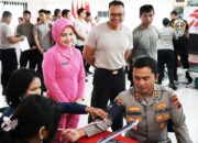 Donor Darah Semarakkan Hari Bhayangkara ke-79, Kapolres Tabanan Ajak Personel Wujudkan Kepedulian Sosial
