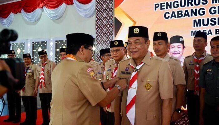 Bupati Muba Dilantik sebagai Ketua Mabicab Pramuka Masa Bakti 2025–2030