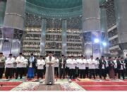 Presiden Prabowo Subianto Salat Iduladha 1446 Hijriah di Masjid Istiqlal Jakarta