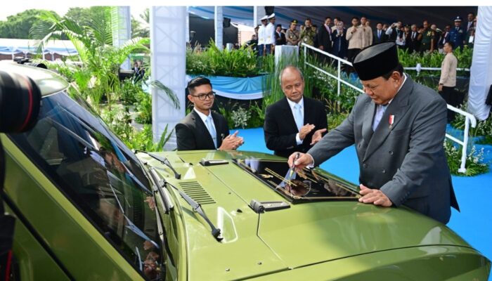 Presiden Prabowo Resmikan Peluncuran Kendaraan Listrik Taktis “PANDU”, Era Baru Pertahanan Ramah Lingkungan