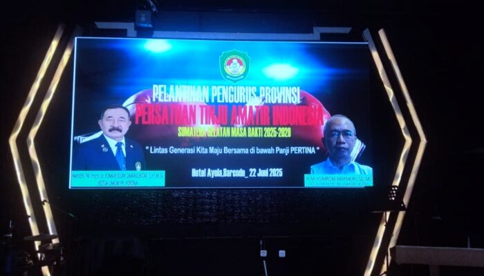 Pelantikan Pengurus Provinsi PERTINA (Persatuan Tinju Amatir Indonesia) Sumatera Selatan Periode 2025–2029 Berlangsung Sukses