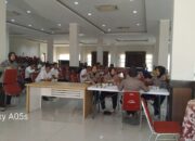 Jurnalis Polda Jabar ikut dalam acara giat MBG di dapur SPPG Polda jabar