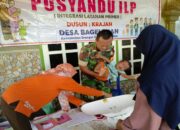 Kolaborasi Babinsa Begelenan, Bidan Dan Kader Posyandu Bergerak Untuk Generasi Sehat Di Wilayah Srengat