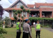 Polsek Baturiti Lakukan Pengamanan Misa Minggu umat Kristen