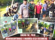Bhabinkamtibmas Ds Berembeng atensi Lomba Mancing HUT STT Werdhi Yowana Shanti