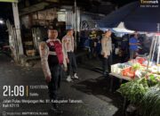 Blue Light Patrol Gabungan Polres Tabanan Sasar Titik Keramaian, Wujudkan Malam Aman dan Kondusif
