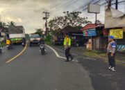 Kanit Provost Polsek Seltim Cek, Kegiatan Pelaksanaan Strong Point di Simpang Megati