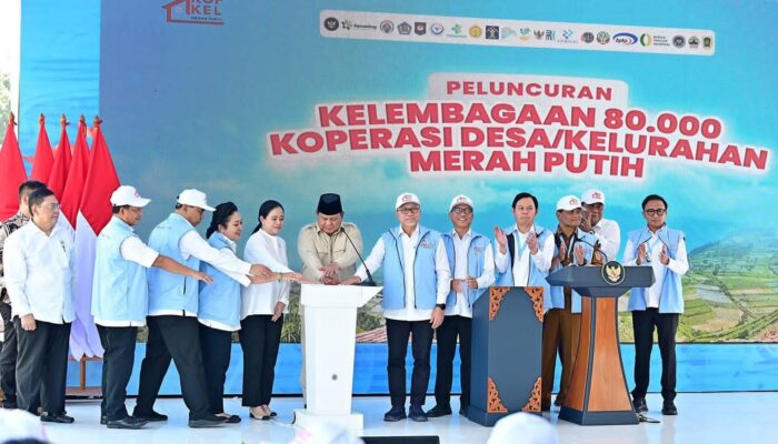 Presiden Prabowo Resmikan Kelembagaan 80.081 Koperasi Desa/Kelurahan Merah Putih