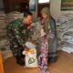 Babinsa Kalitengah Bersama Tiga Pilar Dampingi Penyaluran Bantuan Pangan Beras Bulog Untuk 502 Warga