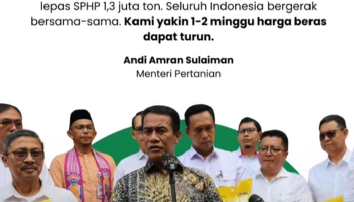 1,3 Juta Ton Beras SPHP Disalurkan, Pemerintah: “Pastikan Akses Murah dan Merata”