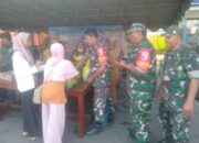 Bazar Pangan Murah Beras SPHP, Sinergi TNI – Bulog Di Wlingi Disambut Antusias Warga