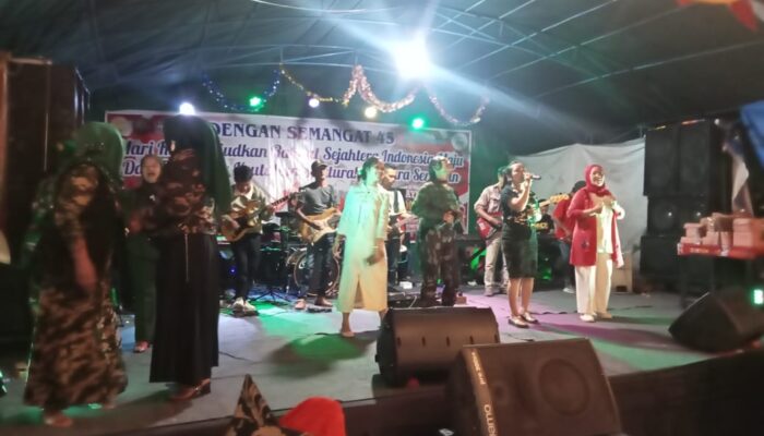 Satu Hati, Satu Rasa, Satu Jiwa, Panggung Dangdut KKPP Meriahkan HUT RI ke-80 di Palembang