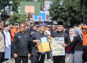 Ratusan Siswa SMPN 1 Ikuti Simulasi Tanggap Bencana #SiapUntukSelamat.