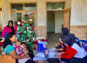 Babinsa Panggungasri Dampingi Kegiatan Posyandu, Wujud Kepedulian Terhadap Kesehatan Warga