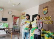 Gerakan Pangan Murah, Polsek Sidomulyo Kembali Salurkan 2000 Kg Beras SPHP