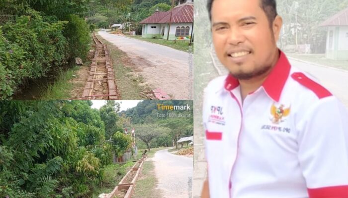 ANGGARAN DARI KEMNAKER TAMAN BUNGA DESA BAJO INDAH KEC SOROPIA JADI SOROTAN
