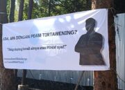 Kasus PDAM Tirtawening,Publik Protes Mosi Tidak Percaya Pada Kejaksaan Tinggi Jabar : Spanduk Kritik Bertebaran Di Kota Bandung