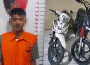 Tim Opsnal Polsek Penengahan Ringkus Pelaku Pencurian Motor dan HP di Ketapang, Lampung Selatan