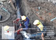 Gerak Cepat Perumda Air Minum Kota Surabaya Menangani Perbaikan Adanya Dampak Pembangunan Drainase