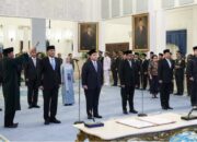 Presiden Prabowo Lantik Dua Menteri dan Tiga Wakil Menteri Kabinet Merah Putih