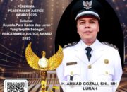 Kelurahan Jurang Mangu Timur Raih Penghargaan Peacemaker Justice Award 2025