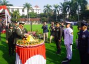 Upacara Peringatan HUT ke-80 TNI di Kodam III/Siliwangi