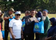 Bakti Sosial Dan Senam Bersama, Warnai Acara Tanam Pohon Dan Sebar Bibit Nila Di Lahan Integrated Farming Kodim 0808 Blitar