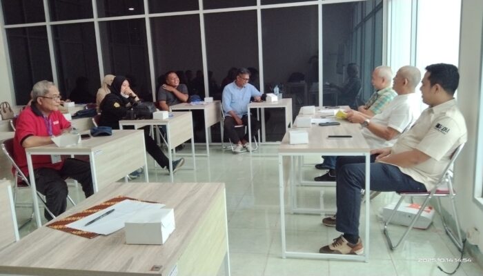 Pengprov Pertina Sumatera Selatan melakukan Rapat Koordinasi Pemantapan Panitia Porprov XV Sekayu Musi Banyuasin