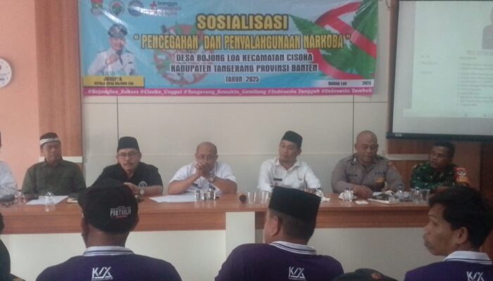 Pemerintah Bojong Loa Mengadakan Kegiatan Sosialisasi Pencegahan dan Penyalahgunaan Narkoba